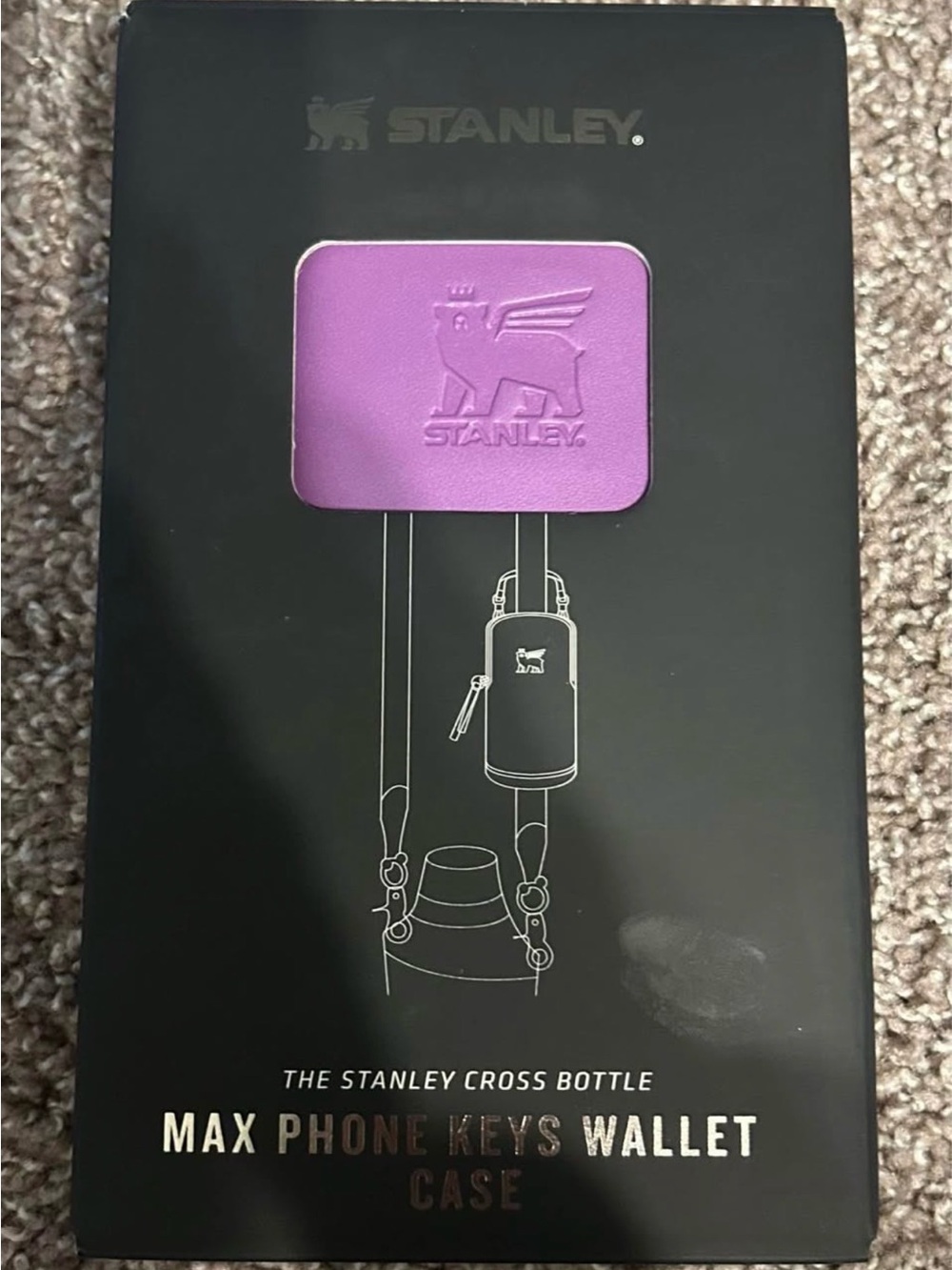 Stanley Purple Max Phone Keys Wallet Case